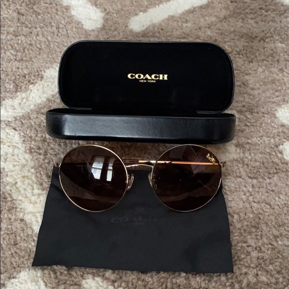 Coach Round Sunglasses (L1012)